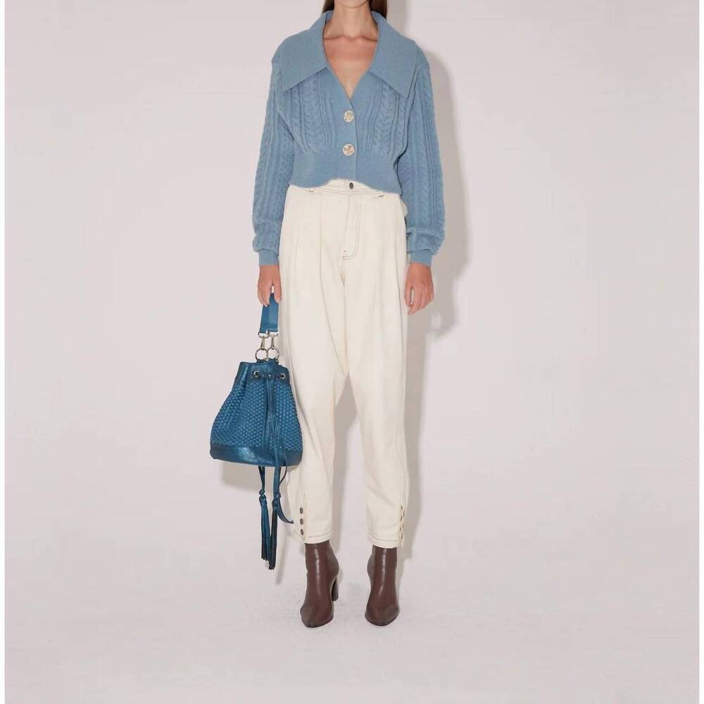 NEW MAGALI PASCAL evie cardigan in blue stone